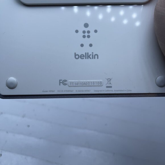 Belkin F8T067 Aluminum YourType Bluetooth Wireless Keypad for iMac Mac - Picture 6 of 8